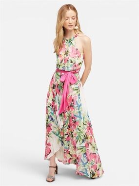 eliza j belted chiffon maxi dress Eliza J Belted Chiffon Maxi Dress, $158 | Nordstrom